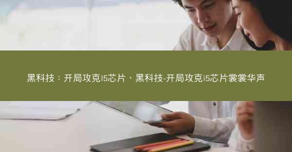 黑科技：开局攻克I5芯片、黑科技-开局攻克i5芯片裳裳华声
